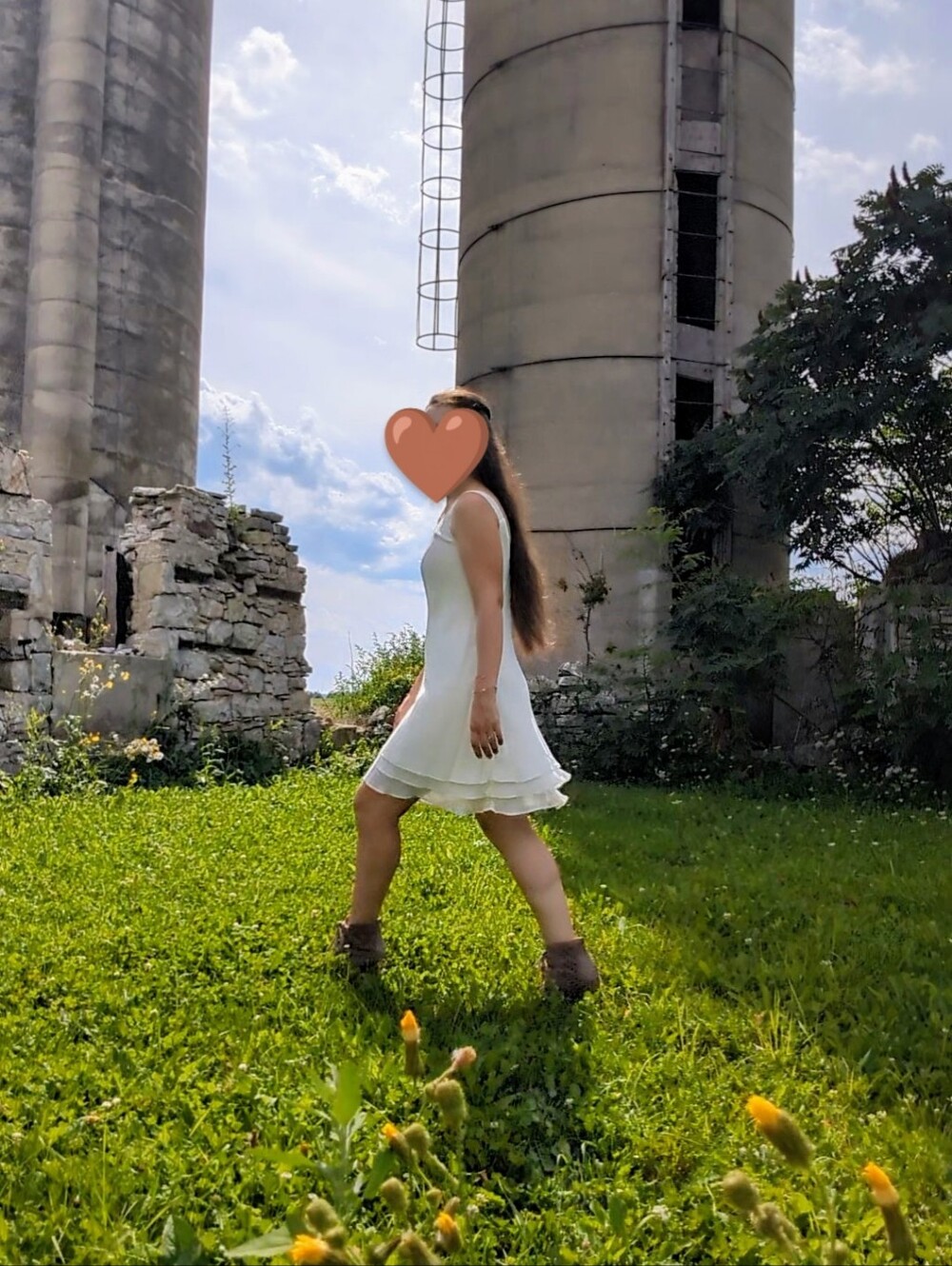 Vintage Y2K Off-White Dress